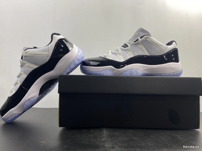 Rep BK mens black  white jordan retro low air 528895-153 